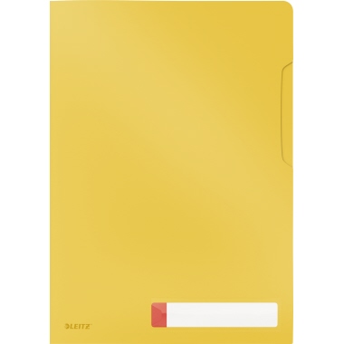 Sichthülle Leitz 4708 A4 warm gelb 3St Cosy Privacy blickdicht Pp