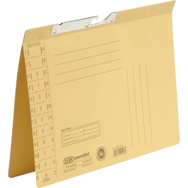 Pendelhefter Elba 100560081 A4 gelb Amtsheftung