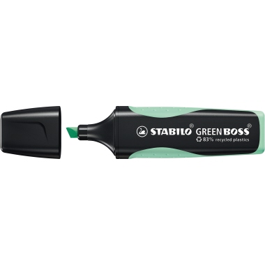 Textmarker Stabilo Green Boss minzgrün Pastell Hauch von Minzgrün