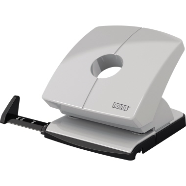 Locher Novus B230 30Blatt grau Inkl. Anschlagschiene, Ø5,5mm Lochdurchm