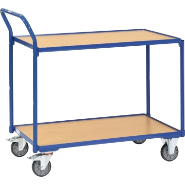 Tischwagen Fetra 2740 2 Böde blau 850x500mm