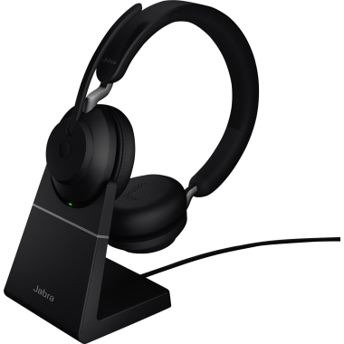 Headset JABRA Evolve2 65 Link380c UC 2H schwarz + Station