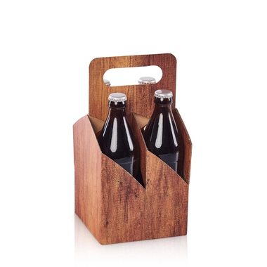 Tragekarton 4er Bier/Saft timber 