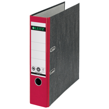 Ordner Leitz 1080 Pappe A4 80mm rot 