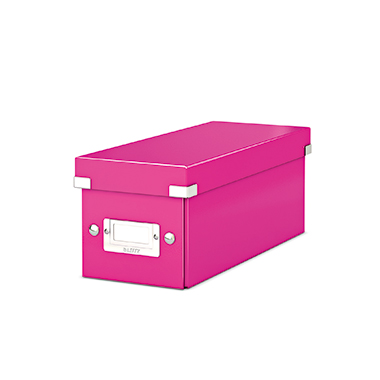 CD-Ablagebox Leitz 6041 pink Click & Store