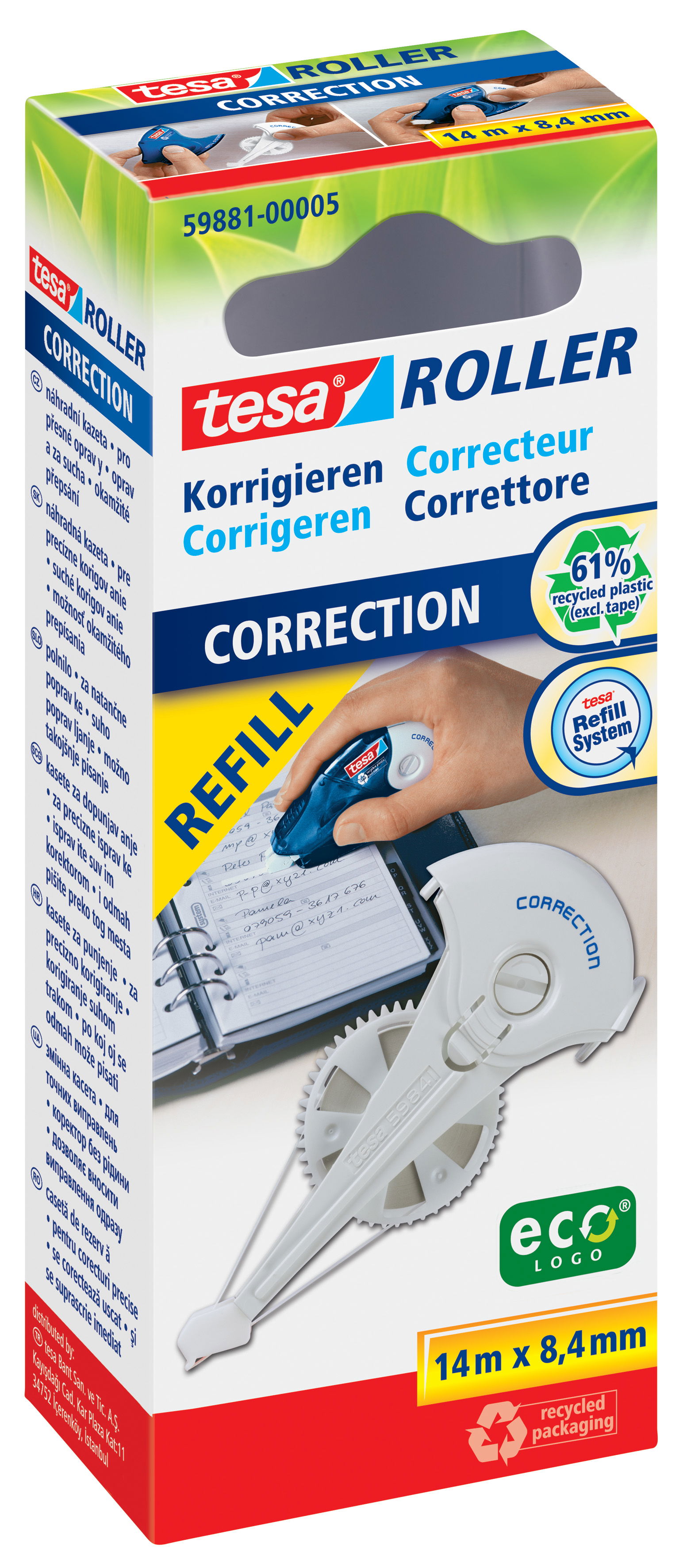 Korrekturroller Refill Tesa 59881 8,4mm 