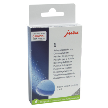 Reinigungstabs Jura 24225 6er 3-Phasen