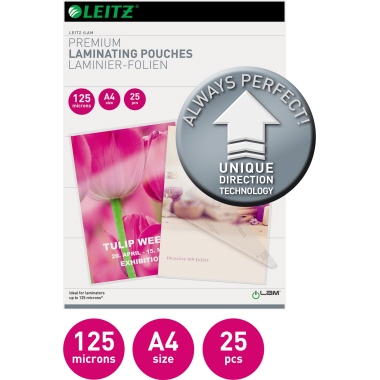 Folientasche LEITZ A4 216X303mm 125my glasklar 25 St/Pack Udt