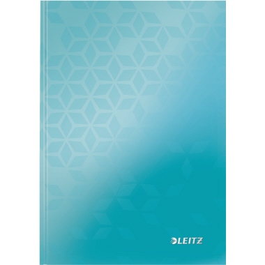 Notizbuch Leitz 4628 A5 80Bl. kar. eisbl 