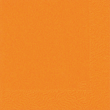 Servietten Duni 3-lagig 24x24cm orange 1/4 Falz 250 Stück