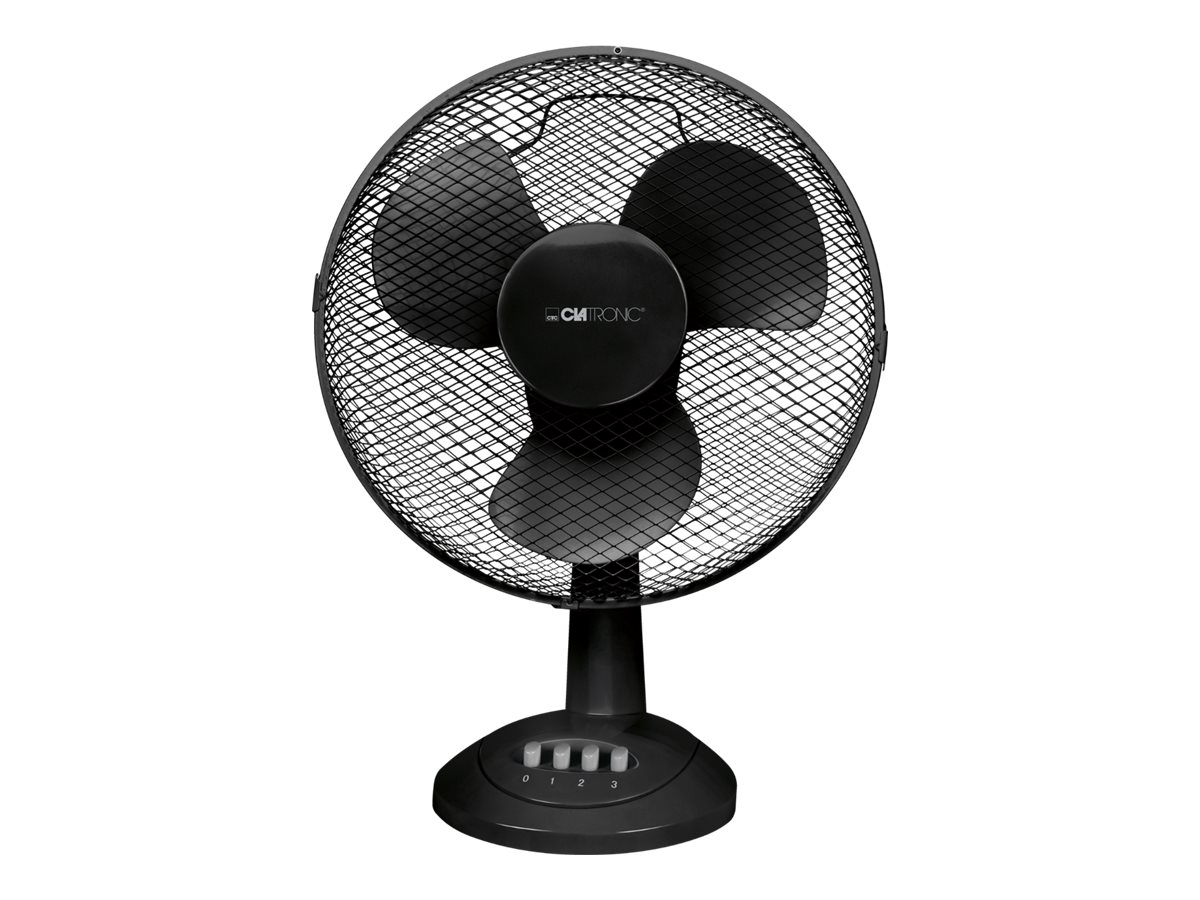Tischventilator 40W schwarz drehbar 