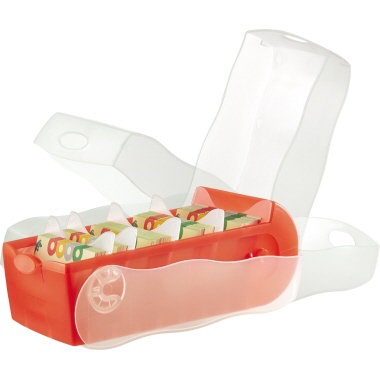 Karteibox HAN 998 CROCO A8 quer rot  Karteibox HAN 998 CROCO A8 quer rot