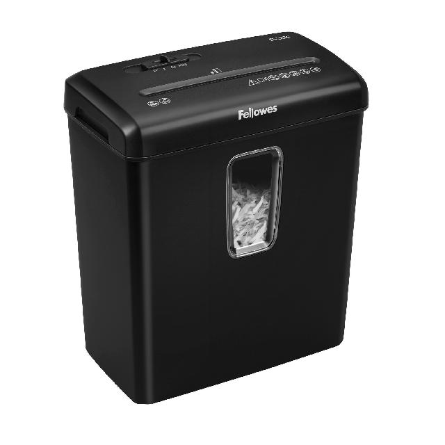 Aktenver. Fellowes 6008101 P4 4x34mm 19l P-30c schwarz
