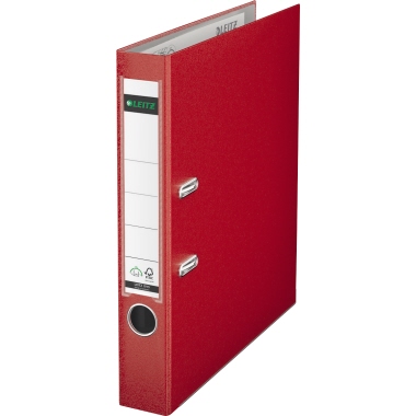 Ordner Leitz 1015 Plastik A4 52mm rot  