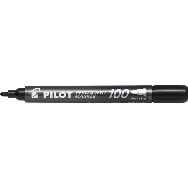 Permanentmarker Pilot SCA-100 schwarz Rundspitze, Strichbreite 1-4,5mm