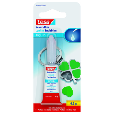 Klebstoff Tesa Sekundenkleber 57040 4,5g flüssig