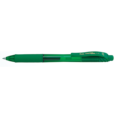Gelschreiber Pentel BL107 grün Strichstärke 0,35mm, Gehäuse 84% Recycel