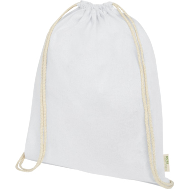 Sportbeutel Orissa 5L weiss Bio-Baumwoll e