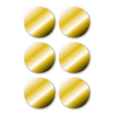 Etiketten Herma 15074 gold Durchmesser 32mm, permanent