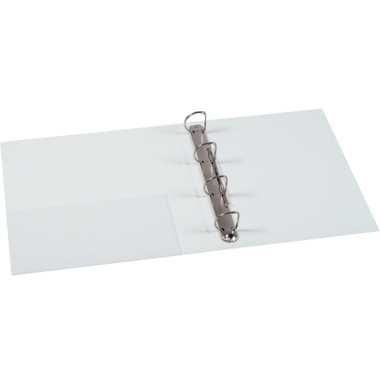Ringbuch A4 4R 9302 60mm PVC weiß Inkl. Präsentationsschuber