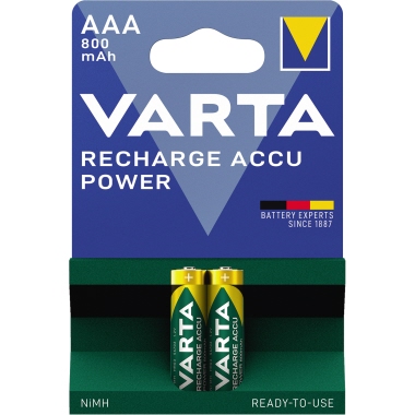 Akku Varta 56703 NiMH Micro AAA 800mAh 2er Pack