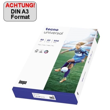 Kopierp. Tecno Universal A3 80g weiß Packung à 500 Stück