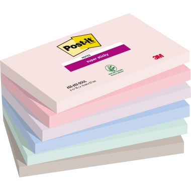 Haftnotiz Post-It 655-6SS-SOUL 127x76mm Soulful Collection