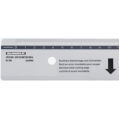 Schneidelineal Rumold 659/50 Aluminium 