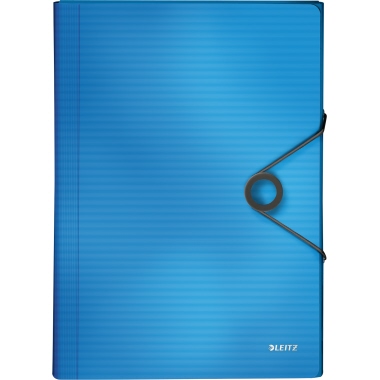 Ordnungsm. Leitz 4579 Solid A4 6F PP hbl Hellblau