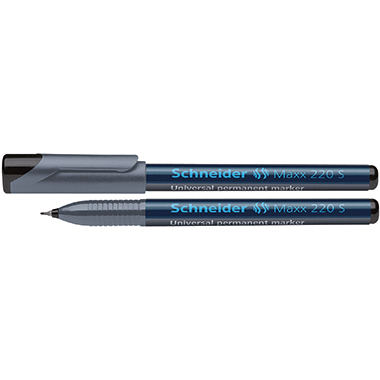 OHP-Marker Schneider MAXX 220 S schwarz permanent, 0,4mm OHP-Marker Schneider MAXX 220 S schwarz permanent, 0,4mm