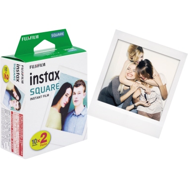 Sofortbildfilm Fujifilm INSTAX SQUARE 2 Kassetten (2X10 Blatt)