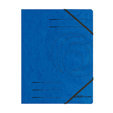 Eckspanner Herlitz 11387180 A4 355g blau 