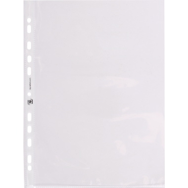 Prospekthülle Oxford 100460990 A4 0,12mm PP-Folie, Oben Offen, Glasklar