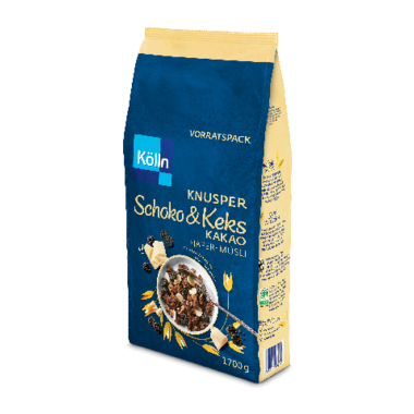 Müsli Kölln 10323000 Schoko & Keks Kakao 