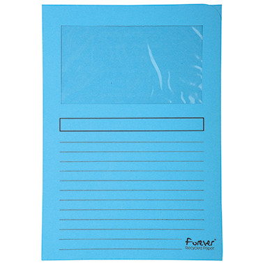 Sichtmappe Exaclair 50252E A4 hellblau 