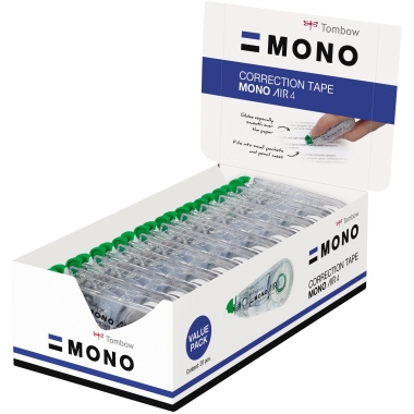 Korrekturroller Tombow CT-CA4 10mx4,2mm Mono Air, Beidhändig Geeignet, Keine Tr
