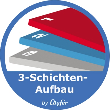 Schreibunterlage Läufer 47656 schwarz Durella Soft, 50x65cm