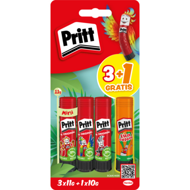 Klebestift Staedtler Pritt 9H PBS4B 3x11+1x10g BTS 2025