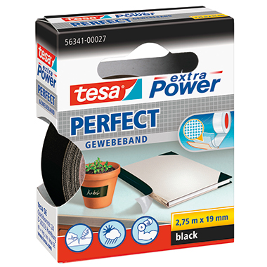 Gewebeband Tesa 56341 2,75mx19mm schwarz 
