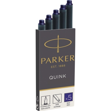 Tintenpatrone Parker Quink Z44 blau 