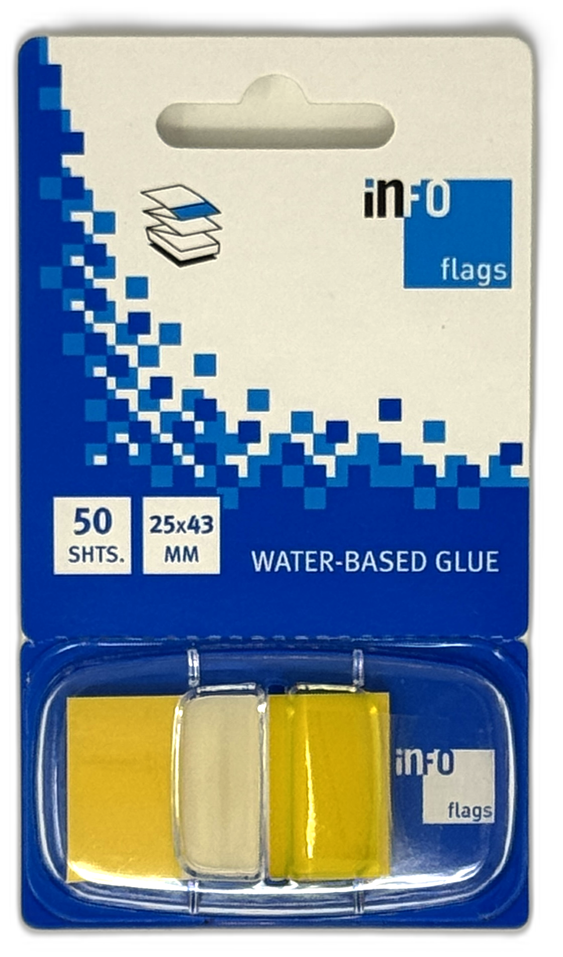 Haftstreifen 25x43mm 50 St. gelb 