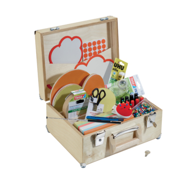 Moderatorenkoffer Franken UHMMK Holz 35x27x18 Cm Inkl. Zubehör, 2.200 Teile