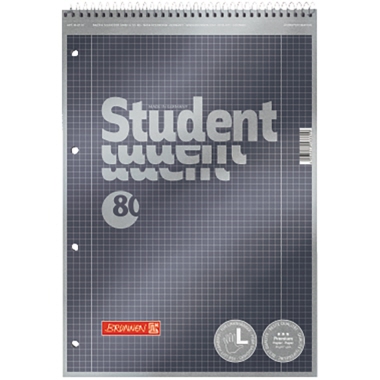 Collegeblock BRUNNEN 1067112 A4 kariert Lin.28