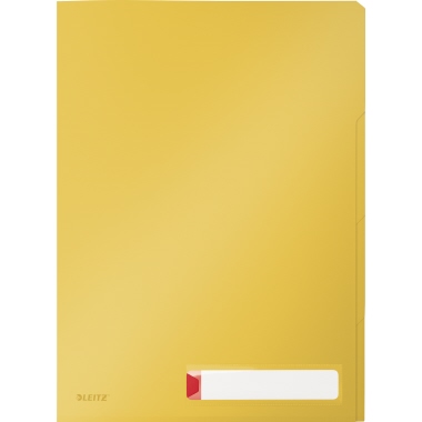 Sichthülle Leitz 4716 Cosy A4 PP gelb blickdicht, 3Fächer, 3 St./Pack