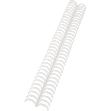 Plastikbinderü. GBC 16mm A4 transparent 34 Ringe