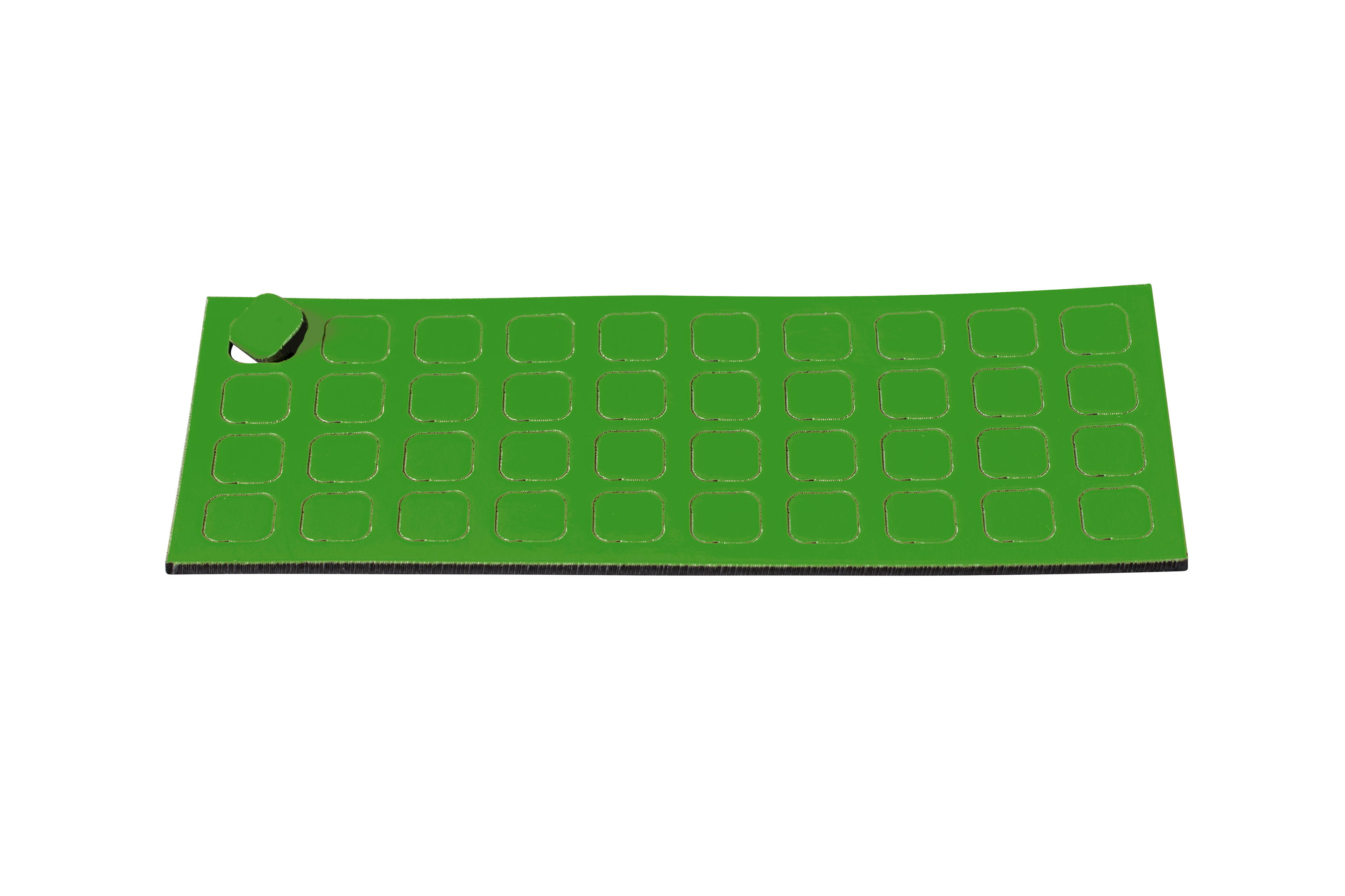Magnetsymbole Ultradex 840301 grün Quadrat 9x9mm