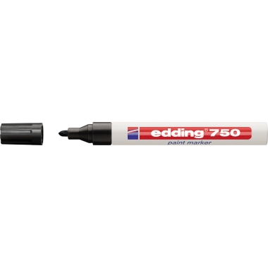 Lackmarker edding 750 2-4mm schwarz 