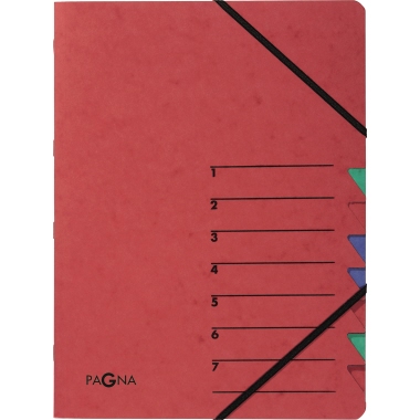 Ordnungsmappe Pagna 24061 A4 7F. rot Easy