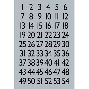 Etikett Herma 4134 2x1-100 13x12mm + Sonderzeichen, Silberfolie