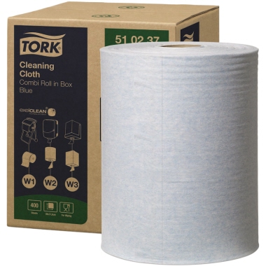 Wischtuch Tork 510237 32x38cm bl 